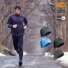 Mid-Weight Helmet Liner Skull Cap 6-Panel Beanie Thermal Running Hats Ears Warm Performance 2 Pack
